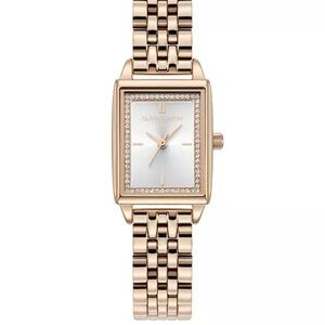 Olivia Burton Rectangular Rose Gold Watch